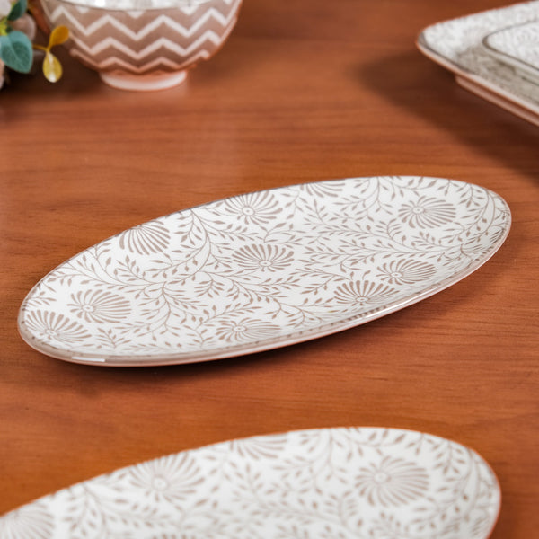 Floral Fiesta Oval Serving Platters Set Of 2