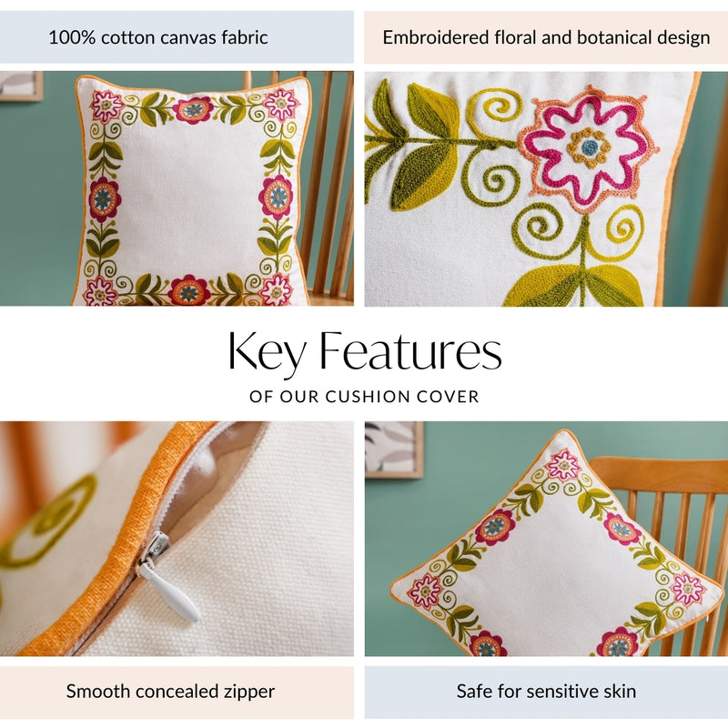 Floral Muse Cushion Cover