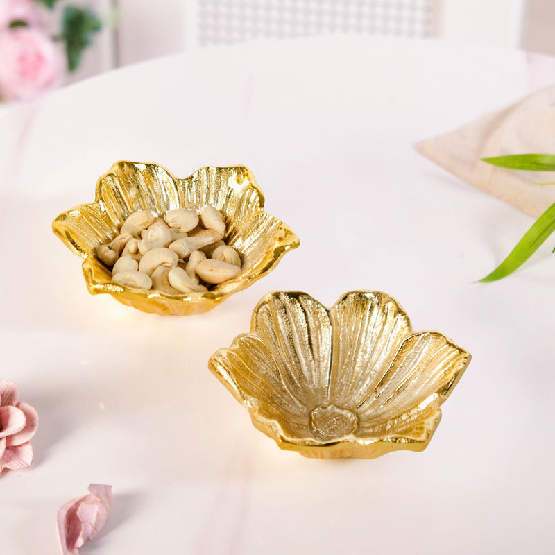Floral Muse Decorative Trinket Bowl Set Of 2