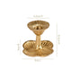 Floral Pillar Aluminium Tealight Candle Holder Set Of 2
