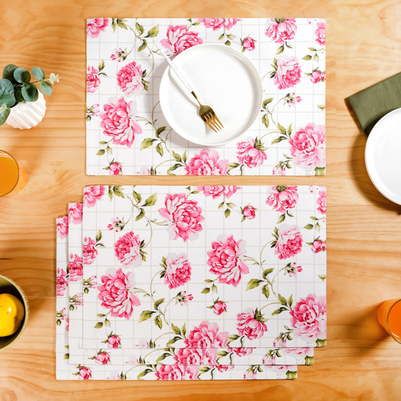 Floral Rouge Cotton Table Mat Set Of 4