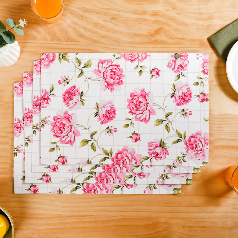 Floral Rouge Cotton Table Mat Set Of 4