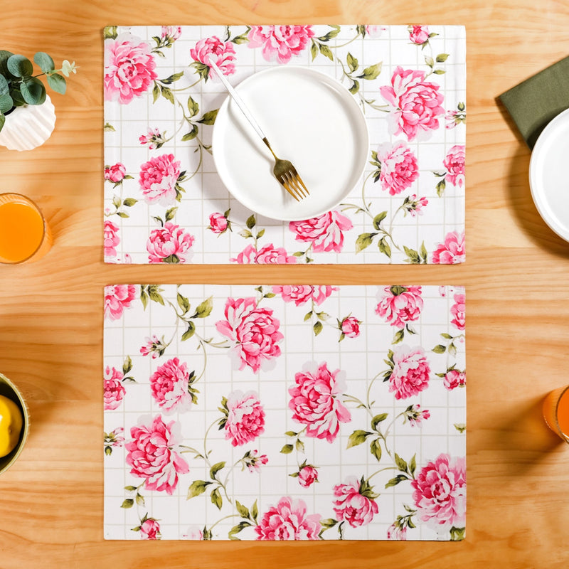 Floral Rouge Cotton Table Mat Set Of 4
