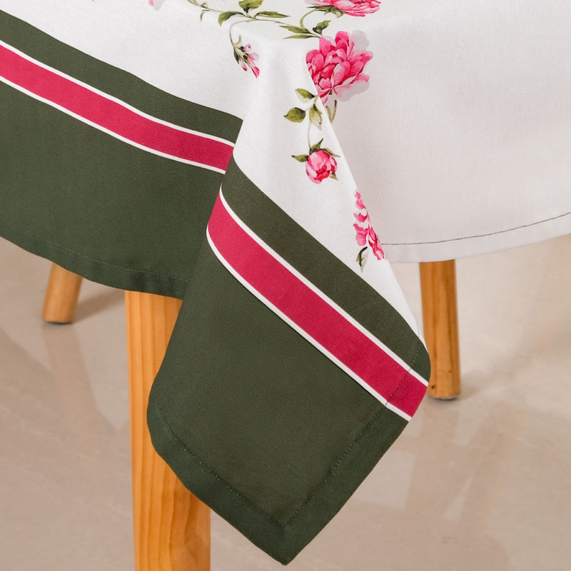 Floral Rouge Luxe 6 Seater Table Cloth 207x160cm