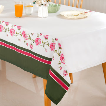 Floral Rouge Luxe 8 Seater Table Cloth 270x160cm