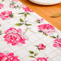 Floral Rouge Pure Cotton 6 Seater Table Runner 186x37cm