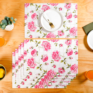 Floral Rouge Pure Cotton Table Mat Set Of 6