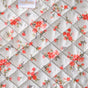 Floral Storage Bag With Pouch Set Of 6 Orange