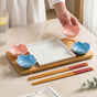 Sushi Serving Set With Plate Bowl Tray Chopsticks