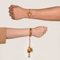 Floral Symphony Rakhi Lumba Set