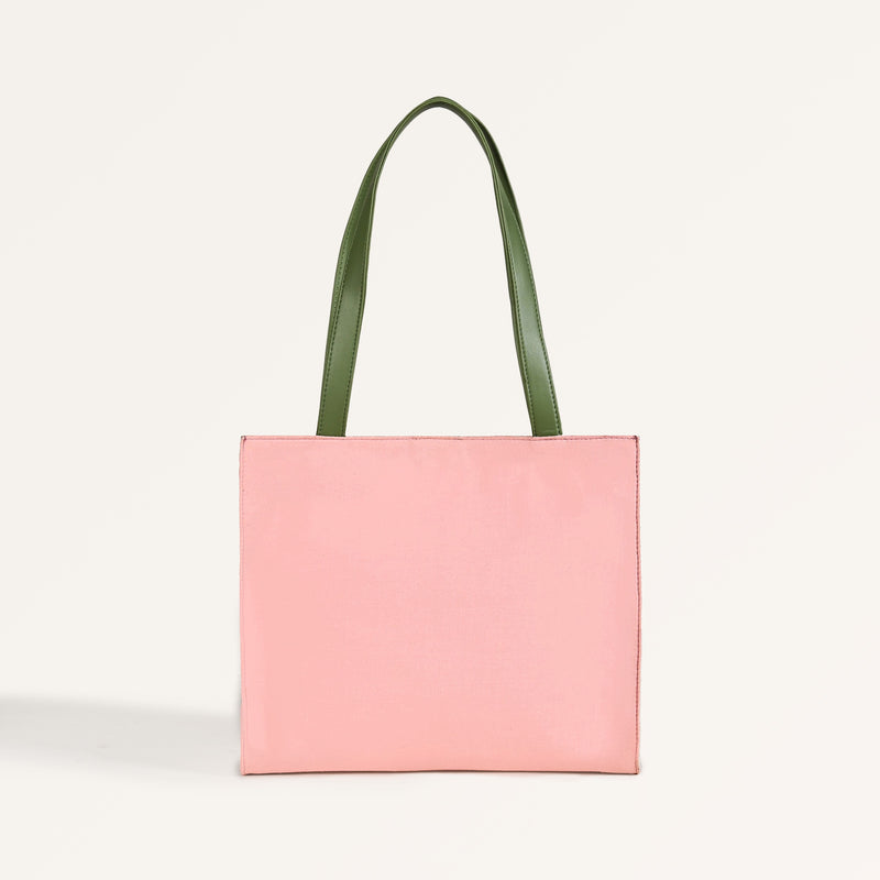 Floral Canvas Tote Bag