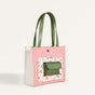 Floral Canvas Tote Bag