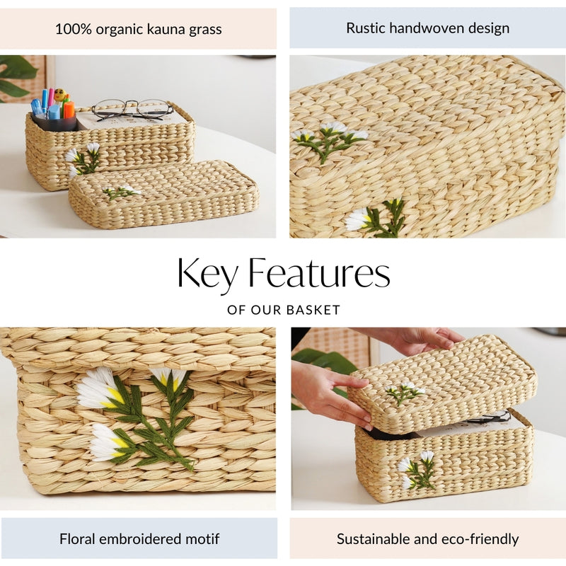 Floral Kauna Storage Basket