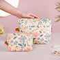 Floral Travel Toiletry Kit Bag Set Of 2