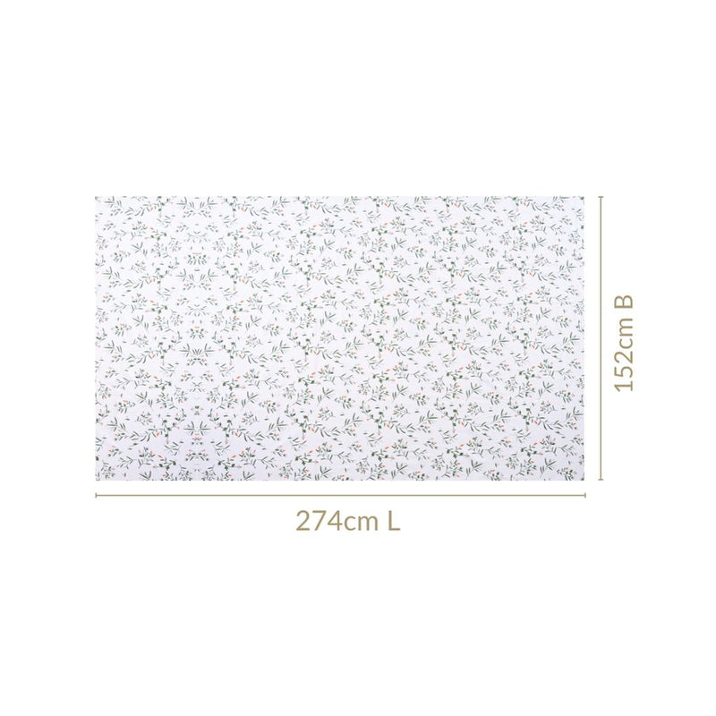 Floral Cotton Table Cover For 8 Seater 108x60cm