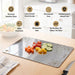 Floral Stainless Steel Chopping Board 35x25cm