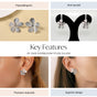 Everbloom Studs Silver