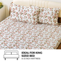 Florence Meadow Pure Cotton King Size Bedding Set 275x275cm