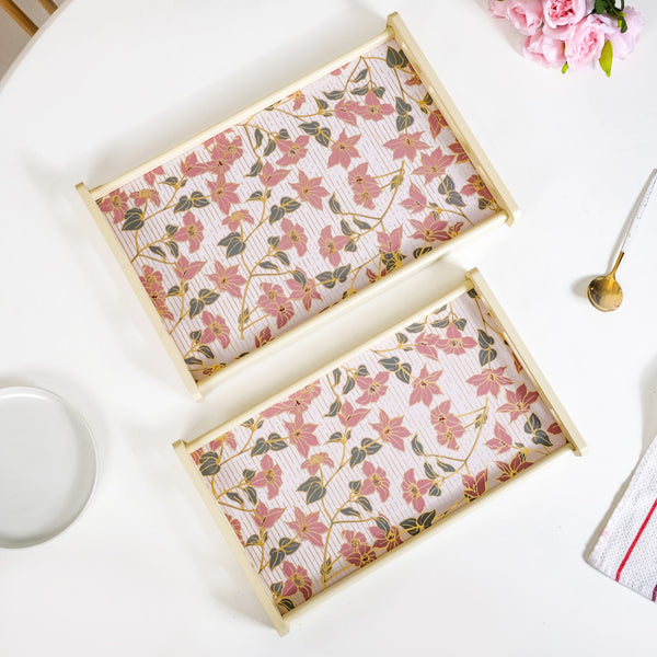 Florentia Wooden Serving Tray Set Of 2