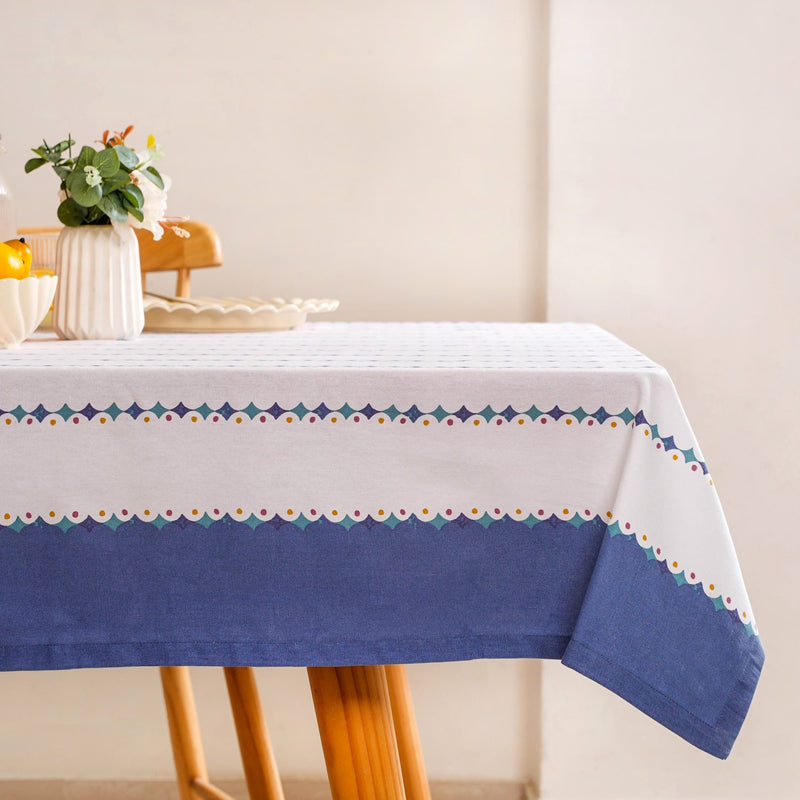 Florina 6 Seater Pure Cotton Tablecloth 215x167cm