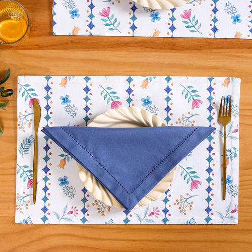 Florina Cotton Table Napkin Set Of 4