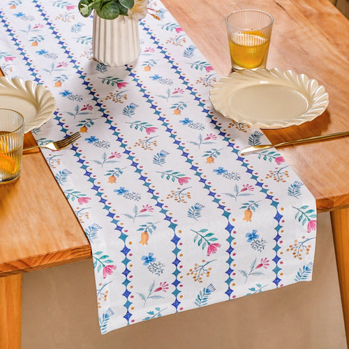 Florina Pure Cotton 6 Seater Runner 190x36cm