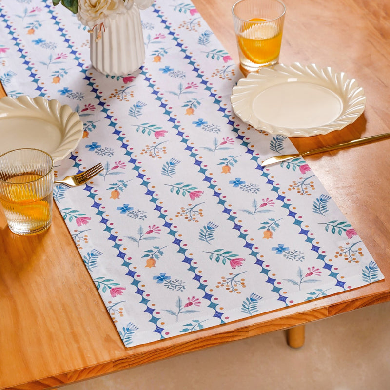 Florina Pure Cotton 6 Seater Runner 190x36cm