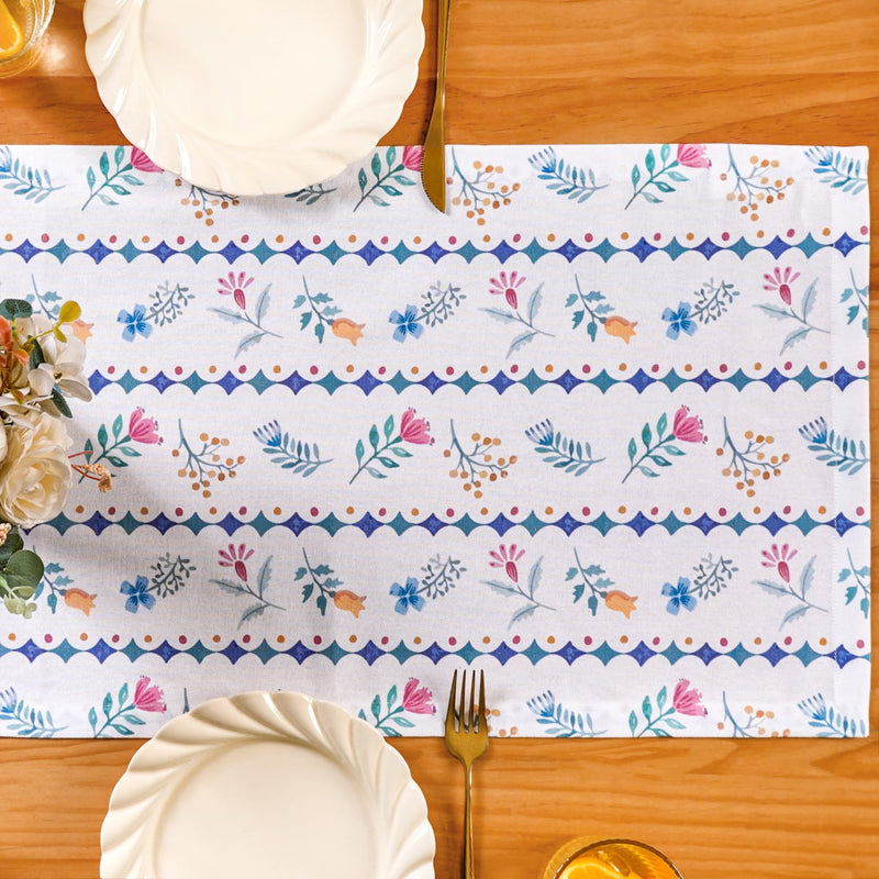 Florina Pure Cotton 6 Seater Runner 190x36cm