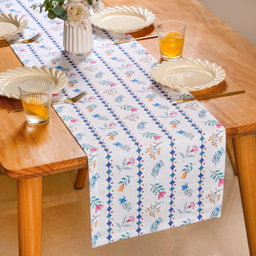 Florina Pure Cotton 8 Seater Runner 266x36cm