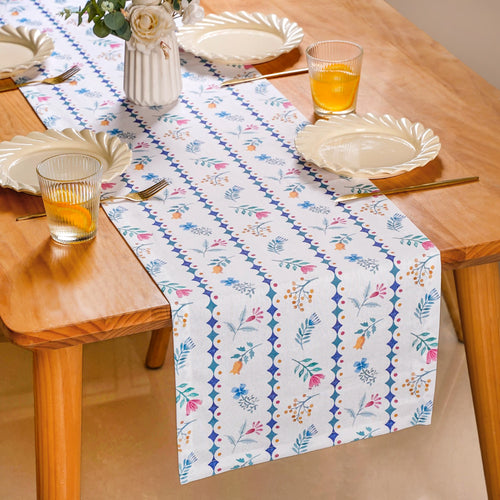 Florina Pure Cotton 8 Seater Runner 266x36cm