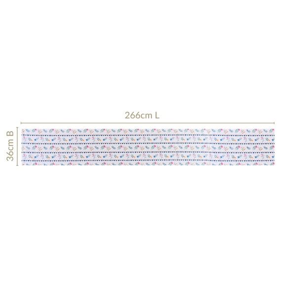 Florina Pure Cotton 8 Seater Runner 266x36cm