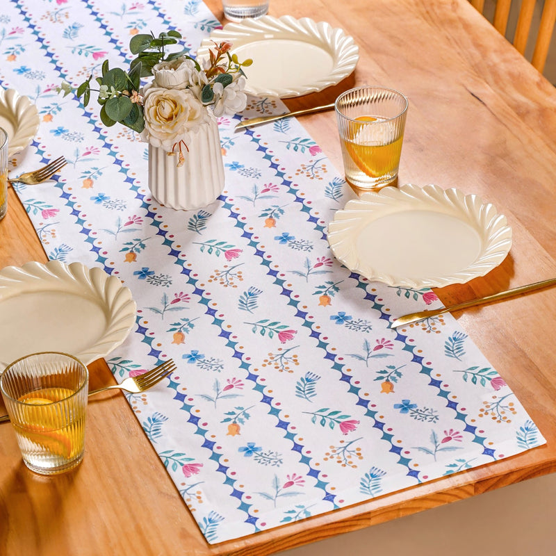 Florina Pure Cotton 8 Seater Runner 266x36cm