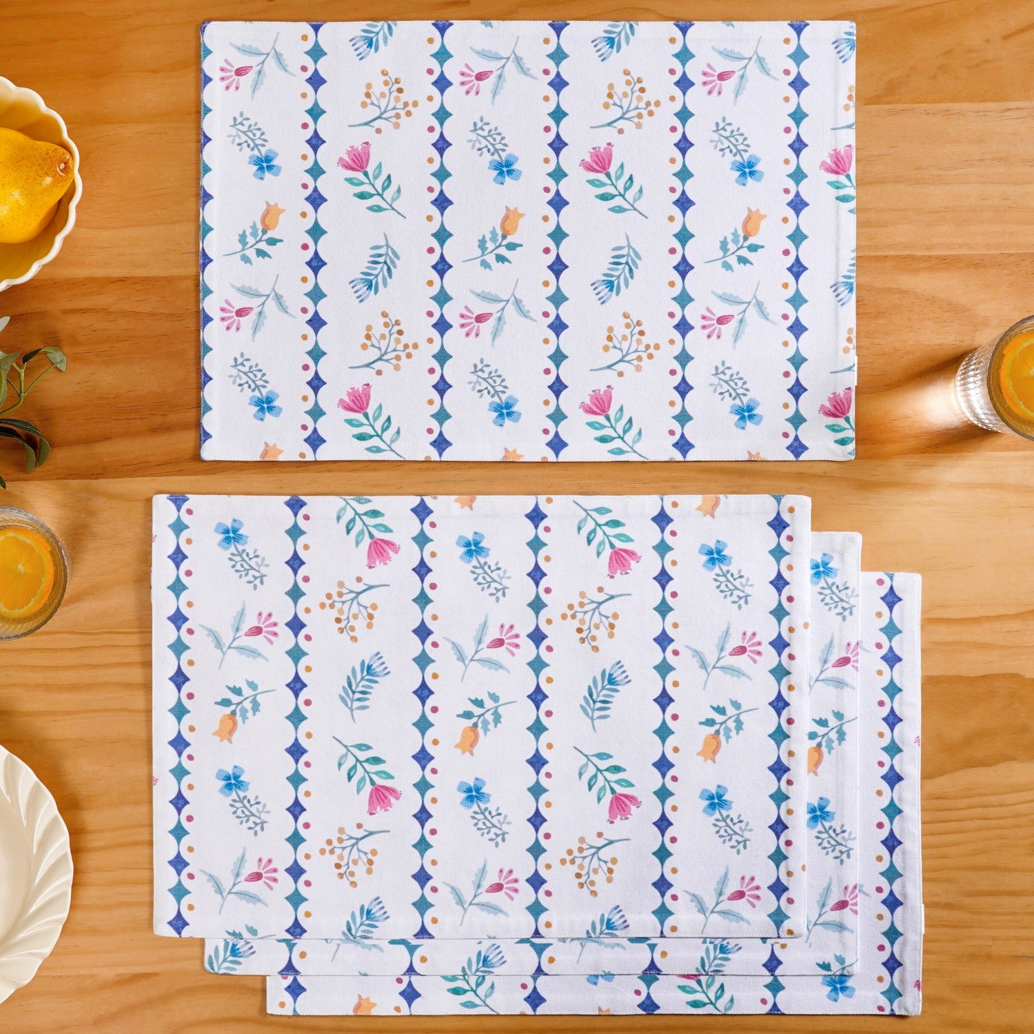 Florina Reversible Table Mat Set Of 4
