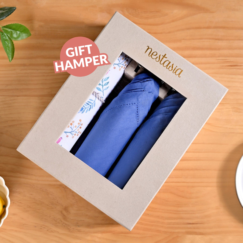 Florina Table Linen Hamper With Napkin Rings