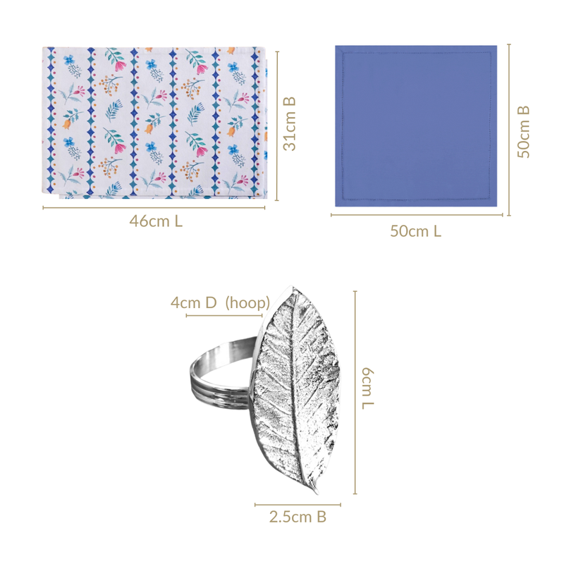 Florina Table Linen Hamper With Napkin Rings