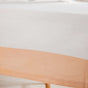 Flosculi Peach Cotton Tablecloth For 6 Seater 200x151 cm