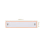 Flosculi Pure Cotton Table Runner In Peach