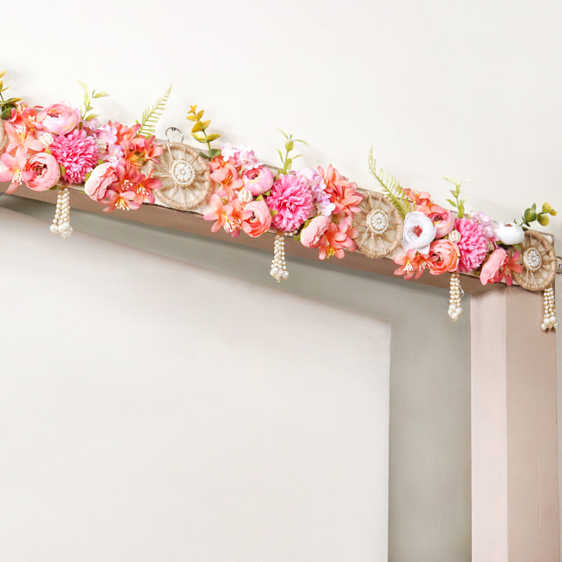 Flower And Pearls Decorative Toran