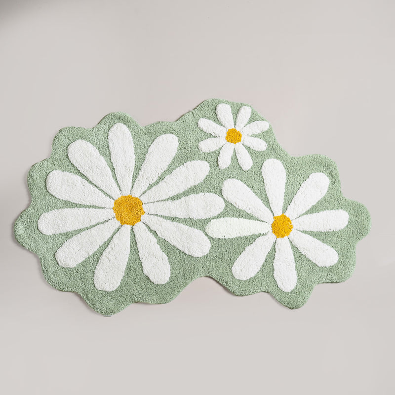 Flower Power Floor Mat 105x53 Inch
