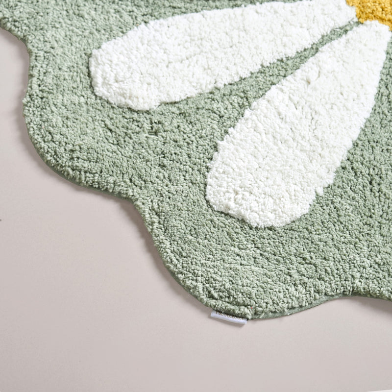 Flower Power Floor Mat 105x53 Inch