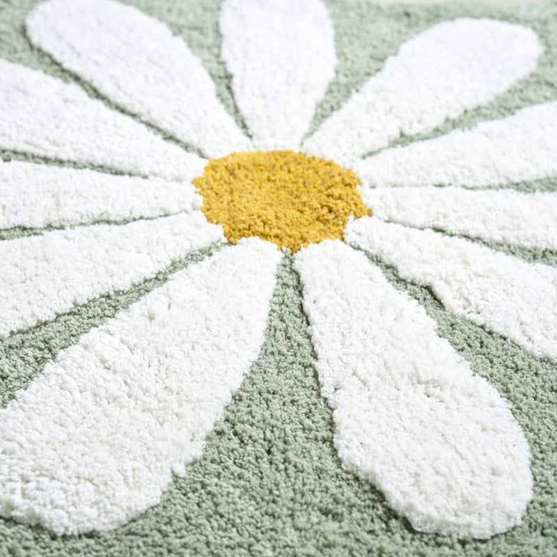 Flower Power Floor Mat 105x53 Inch