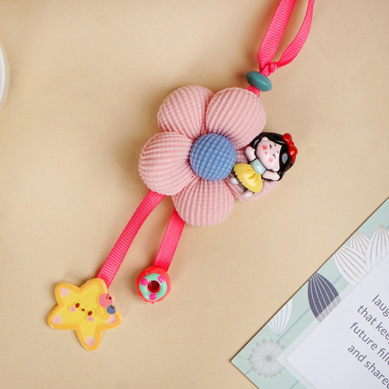 Flower Rakhi Gift Set For Kids