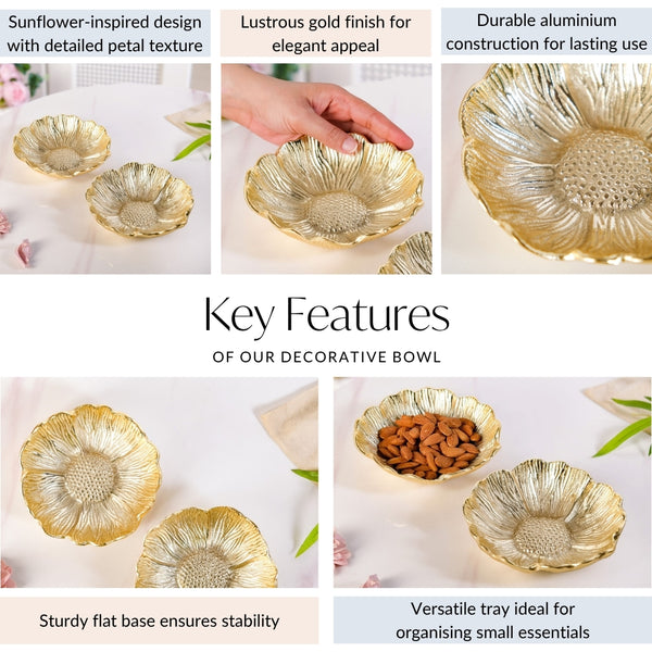 Flower Trinket Bowl Set Of 2