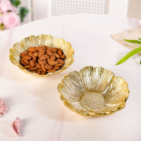 Flower Trinket Bowl Set Of 2