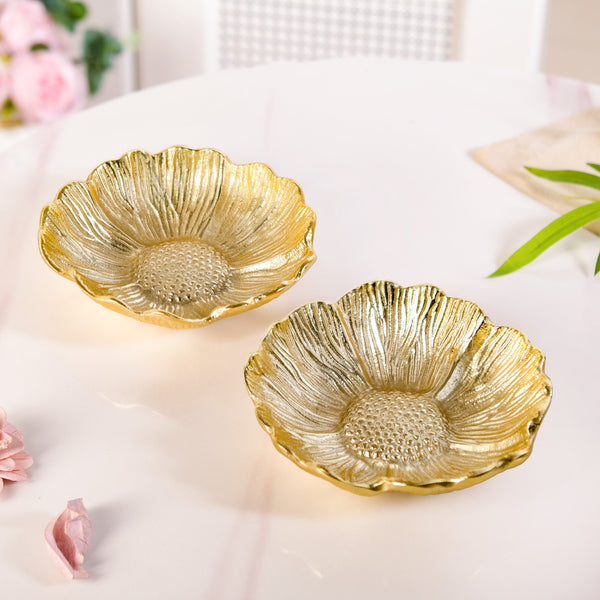 Flower Trinket Bowl Set Of 2