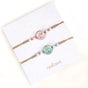 Baby's Breath Duo Bracelet Set Of 2