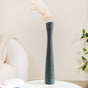 Ceramic Matte Finish Textured Thin Vase- Ceramic Matte Vase, Matte Finish Decor Vase, Decorative Ceramic Vase, Modern Vase, Stylish Ceramic Vase