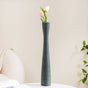 Ceramic Matte Finish Textured Thin Vase- Ceramic Matte Vase, Matte Finish Decor Vase, Decorative Ceramic Vase, Modern Vase, Stylish Ceramic Vase