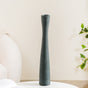 Ceramic Matte Finish Textured Thin Vase- Ceramic Matte Vase, Matte Finish Decor Vase, Decorative Ceramic Vase, Modern Vase, Stylish Ceramic Vase