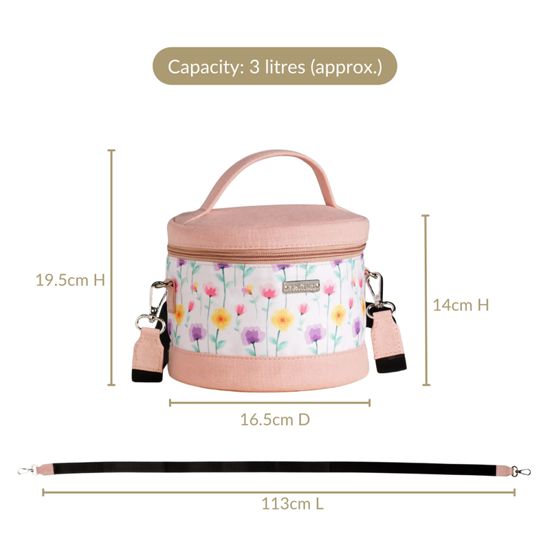 Flowercore Insulated Lunch Bag For Women